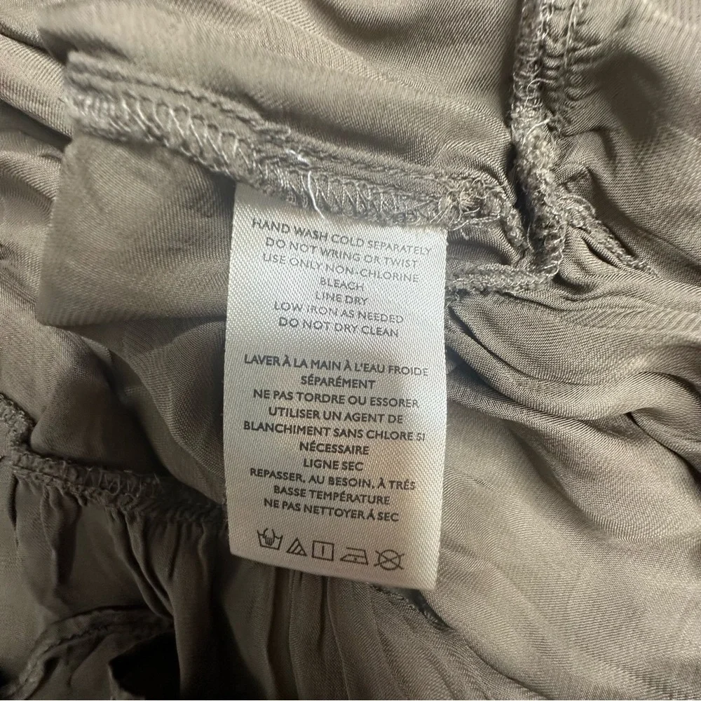 Like New Free People Isadora Studded Silky Maxi Dress olive green - Picture 13 of 15